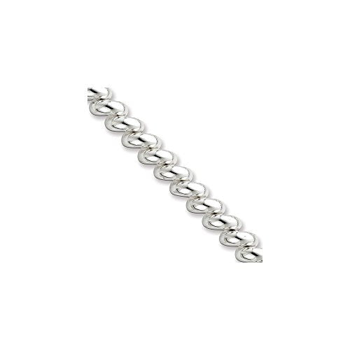 Sterling Silver 11.0mm San Marco Bracelet, Best Quality Free Gift Box Satisfaction Guaranteed - shopvistar