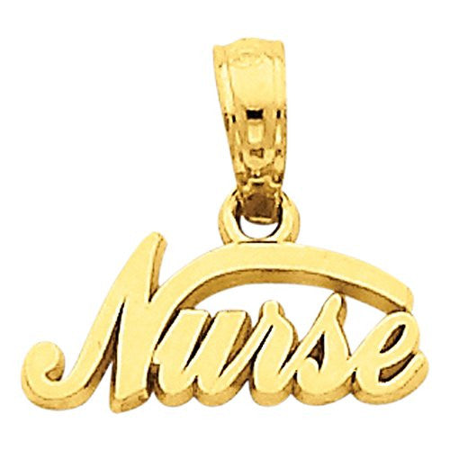 14k Nurse Pendant, Best Quality Free Gift Box Satisfaction Guaranteed - shopvistar