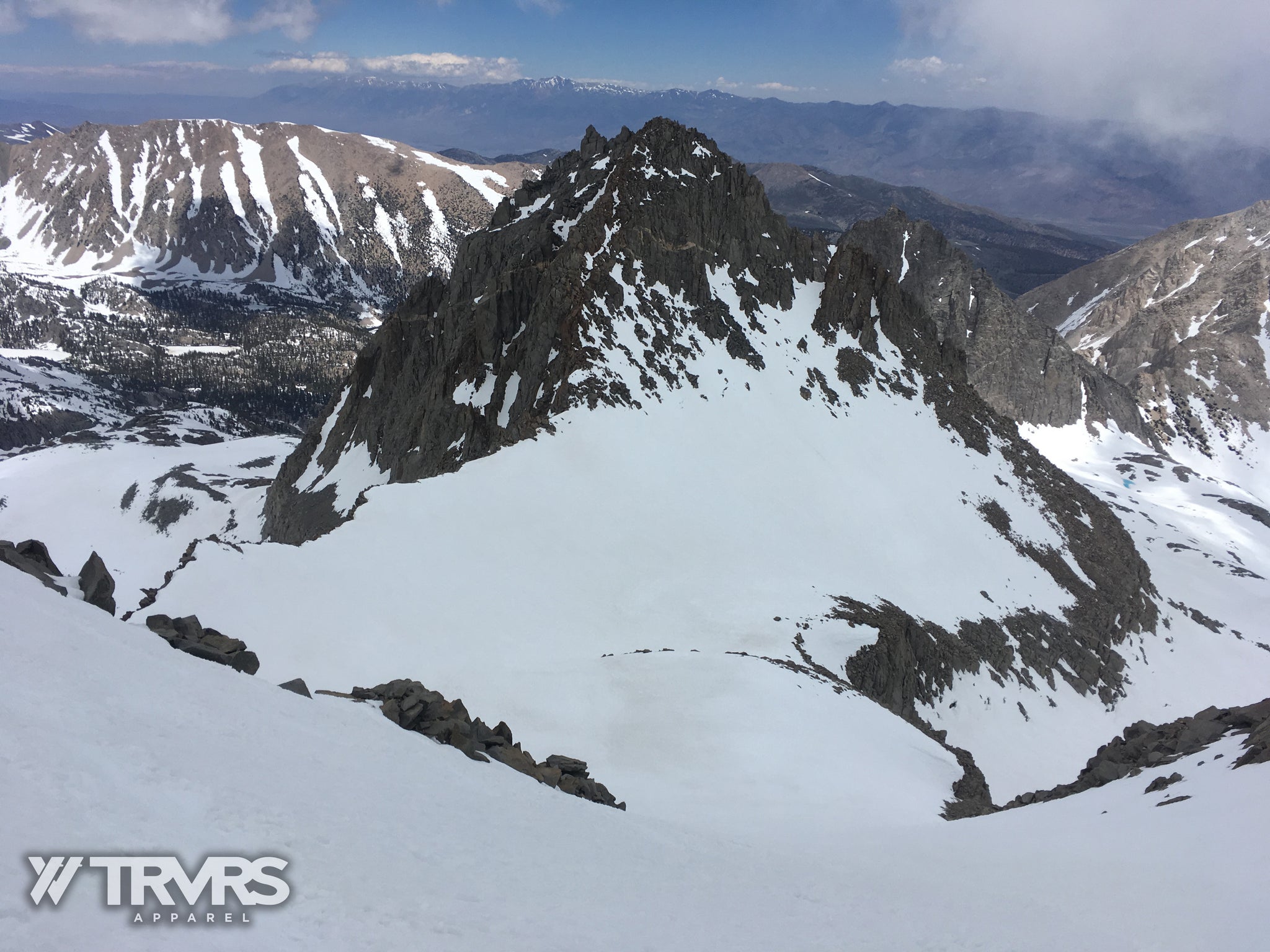 View from Mount Sill's North Couloir - North Fork, Mount Gayley, Contact Pass | TRVRS APPAREL