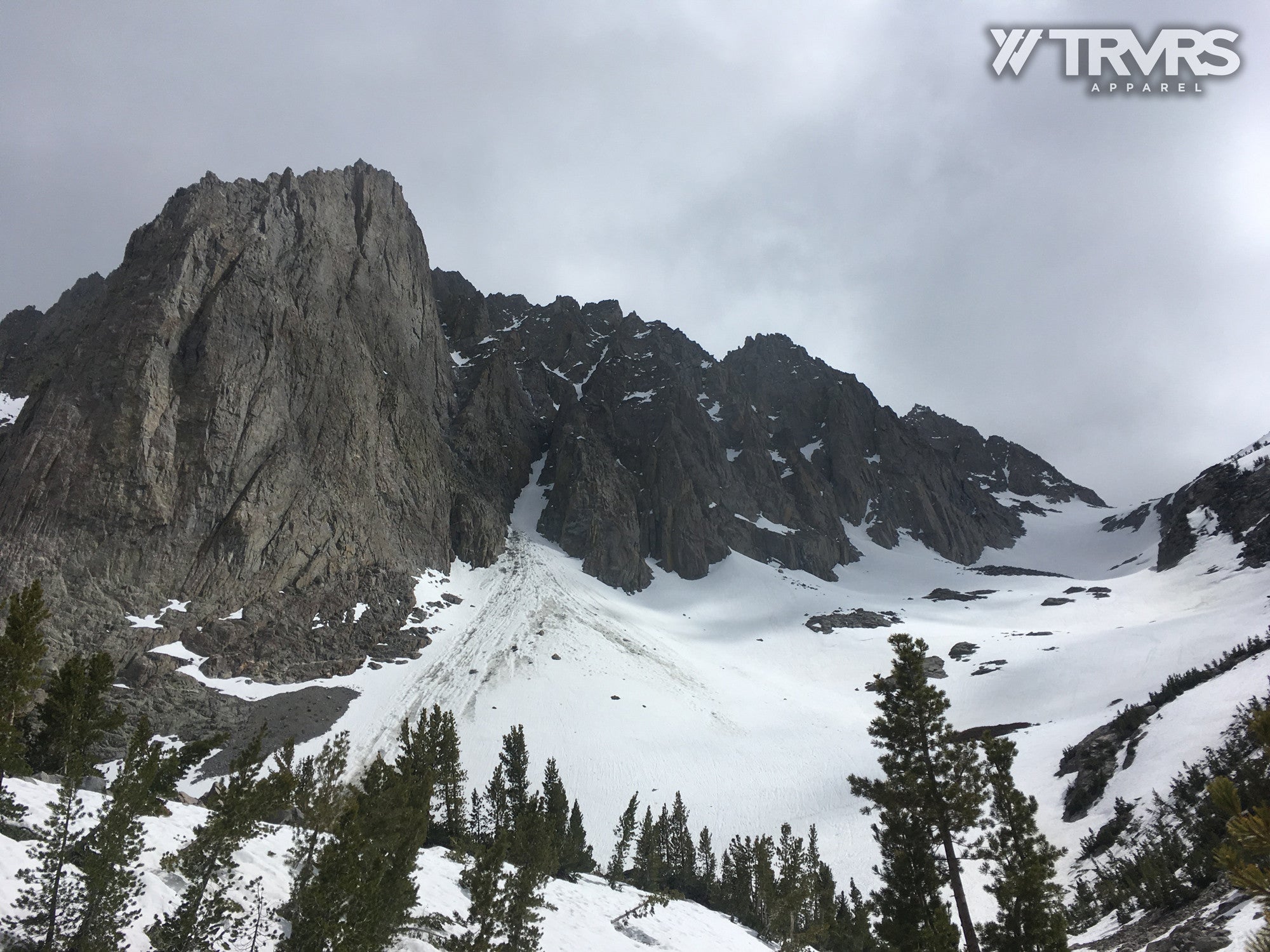 Snowy Slope Below Temple Crag from Third Lake | TRVRS APPAREL