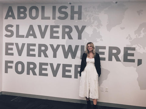 Marina De Buchi fighting human trafficking with A21 slavery campaign