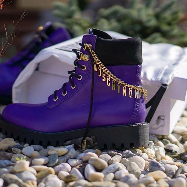 moschino x h&m boots