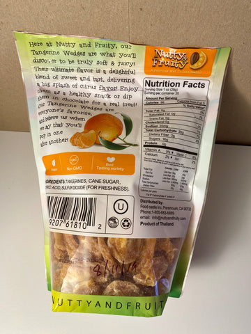 nutty and fruity tangerine wedges nutrition facts