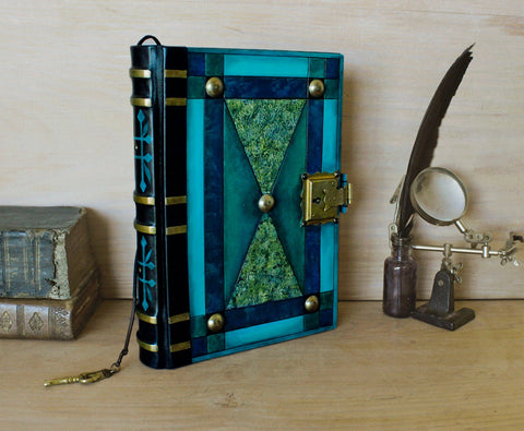 journal with lock and key from teostudio