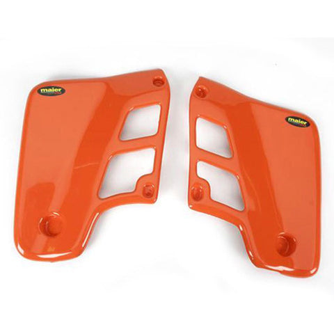 Maier Orange Radiator Scoops for 1986-88 Honda CR500R Models - 600157
