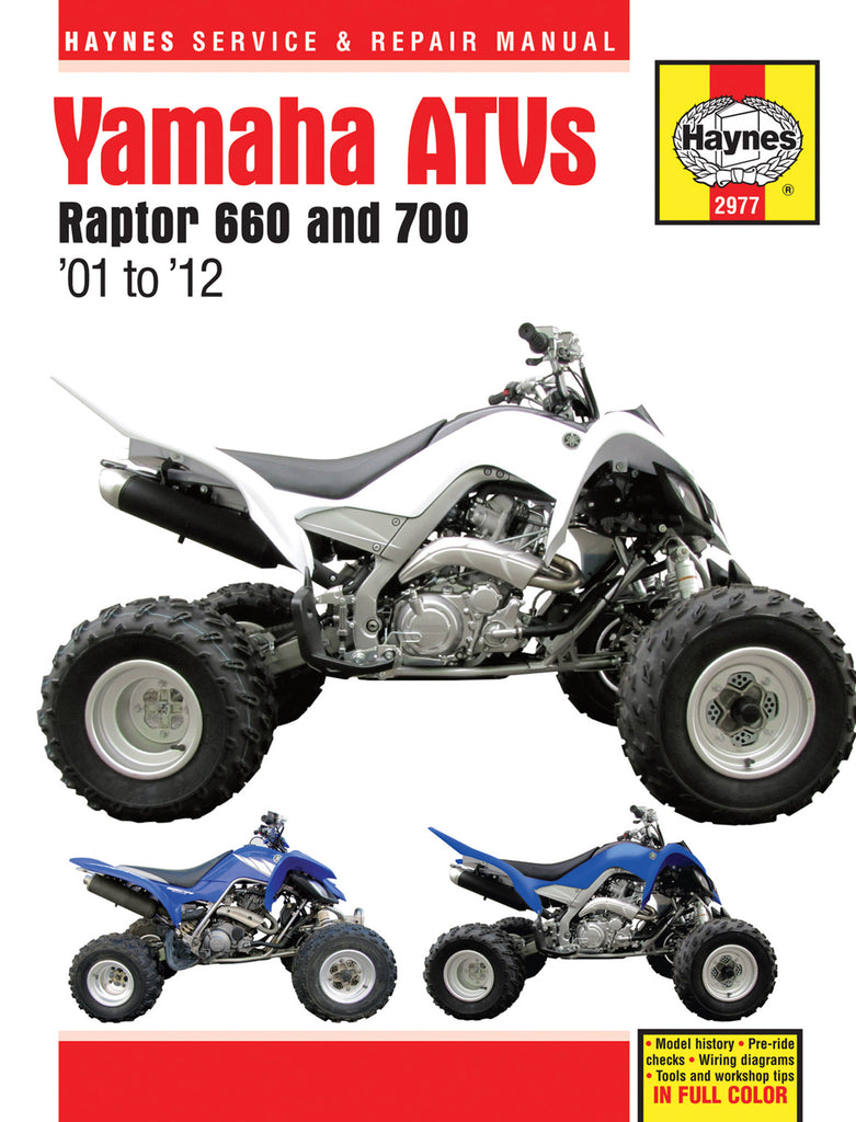 Haynes Service Manual for Yamaha YFM660 