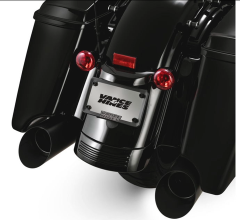 Vance & Hines Backslash 450 Slip-On Mufflers for 2017-22 Harley FL Touring models - Black - 46764