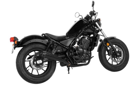 Two Brothers Racing Comp S Exhaust System for 2017-2020 Honda CMX300 / 500 Rebel - Black - 005-4830499-B