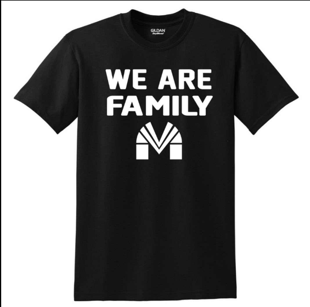 CLEARANCE Mechanicville We are Family Tshirt Adult Val's Sporting