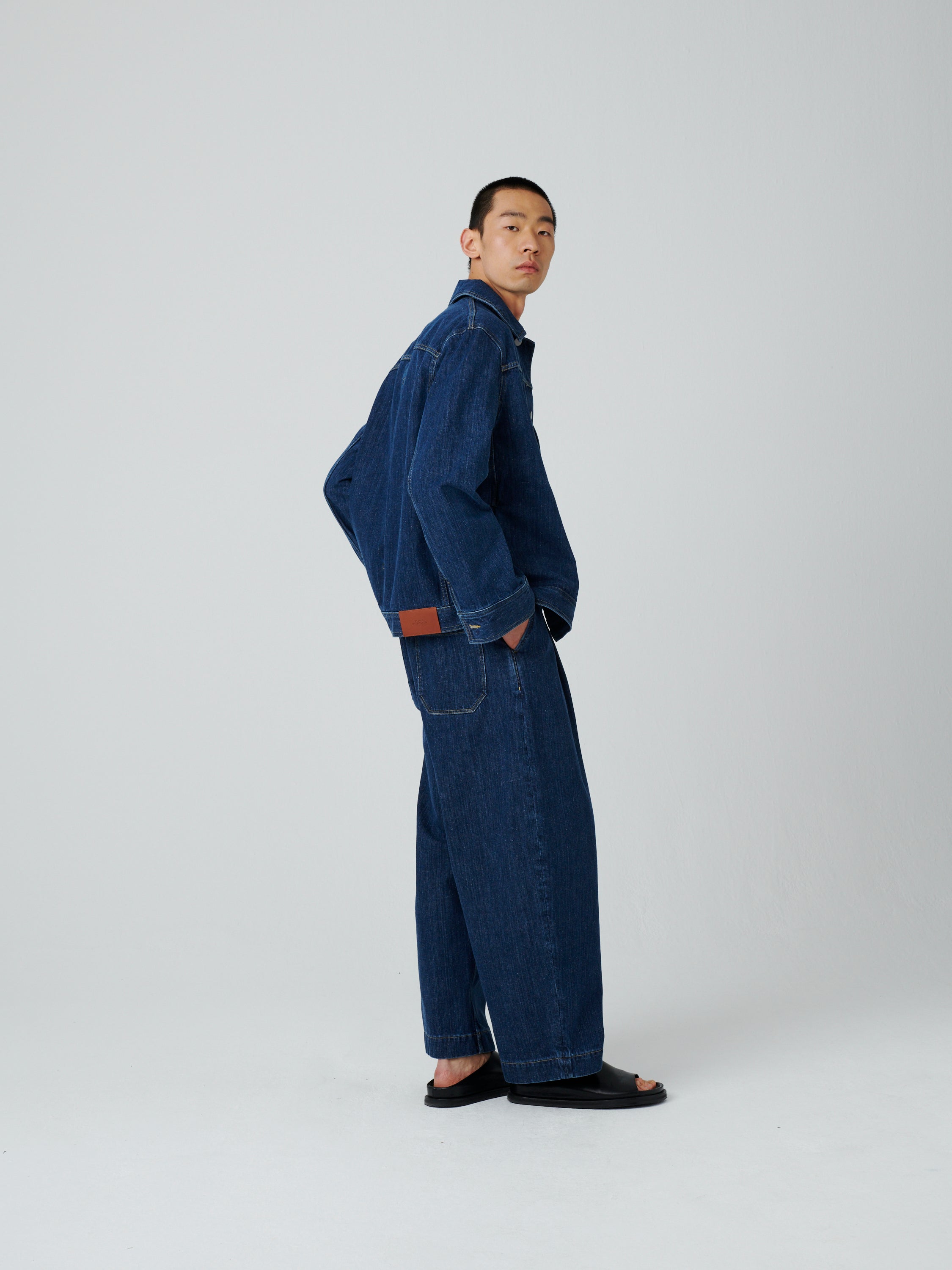 Puch Washed Denim Pant in Indigo