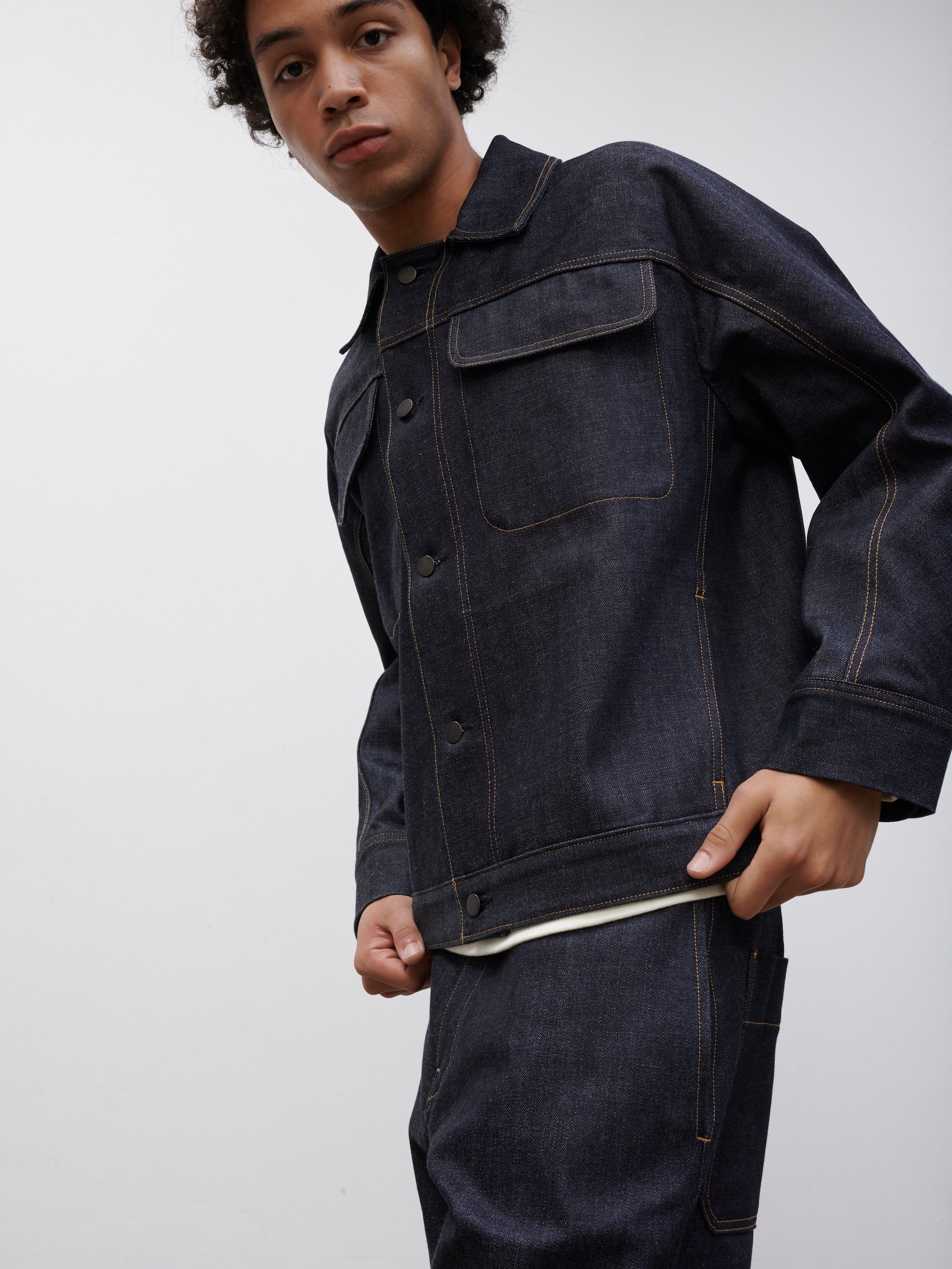 selvedge jean jacket