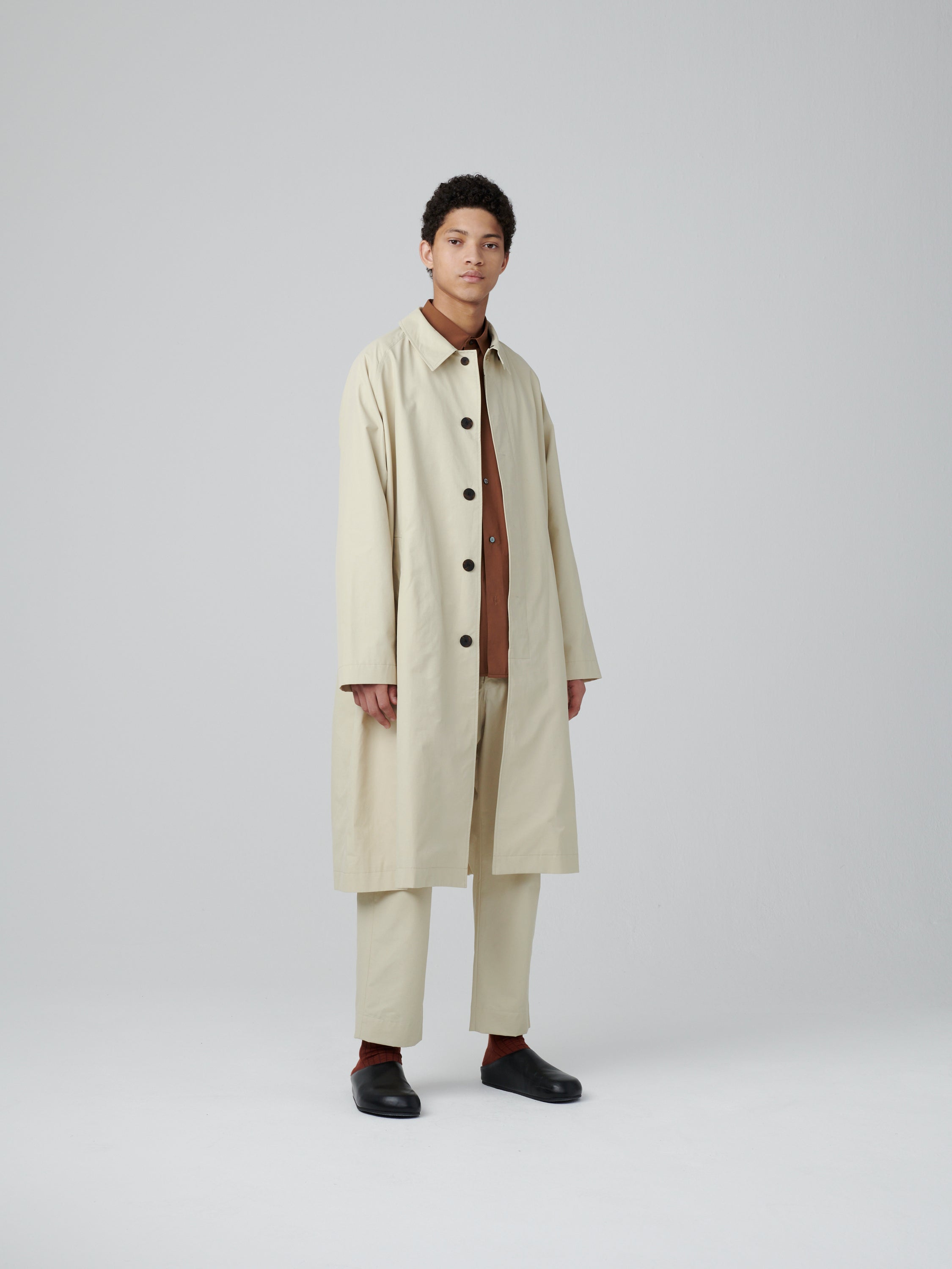 STUDIO NICHOLSON TECHNICAL CAR COAT-