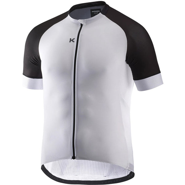 black white cycling jersey