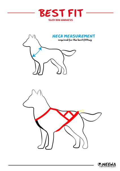 Neewa Perfect-Fit Pulling Harness Size Guide