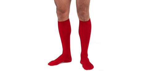 Merino Wool Over the Calf Dress Socks