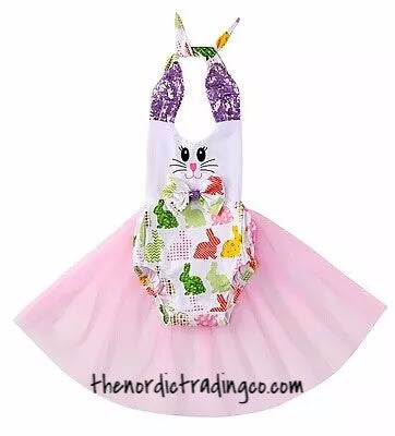 easter rompers for girls