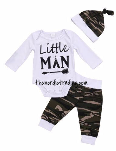 little man newborn outfit