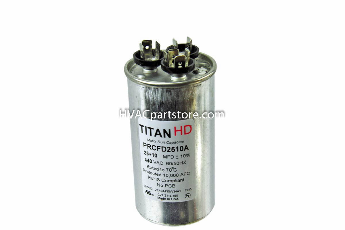 Smart Electric New UL Rated Run Capacitor 25 MFD/UF 370/440V Single
