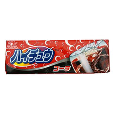 Hichew Cola Ingredienta: Syrup, sugar, erythritol, polydextrose, vegetable oil, gelatin, acidulant, caramel coloring, flavoring, calcium stearate, emulsifier Allergen: gelatine