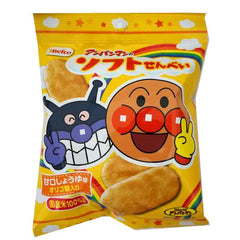 Anpanman soft rice cracker Ingredients: Non-glutinous rice , plants (including wheat, soybeans) fat, starch, sugar, soy sauce powder, fructo-oligosaccharides, salt