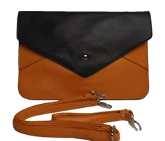 AmmaJo Two-toned Clutch with strap on www.steveguthrie.com