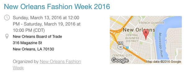 Fashion Week NOLA Information