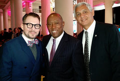 Steve Guthrie with Houston Mayor Sylvester Turner and Houston Councilman Robert Gallegos