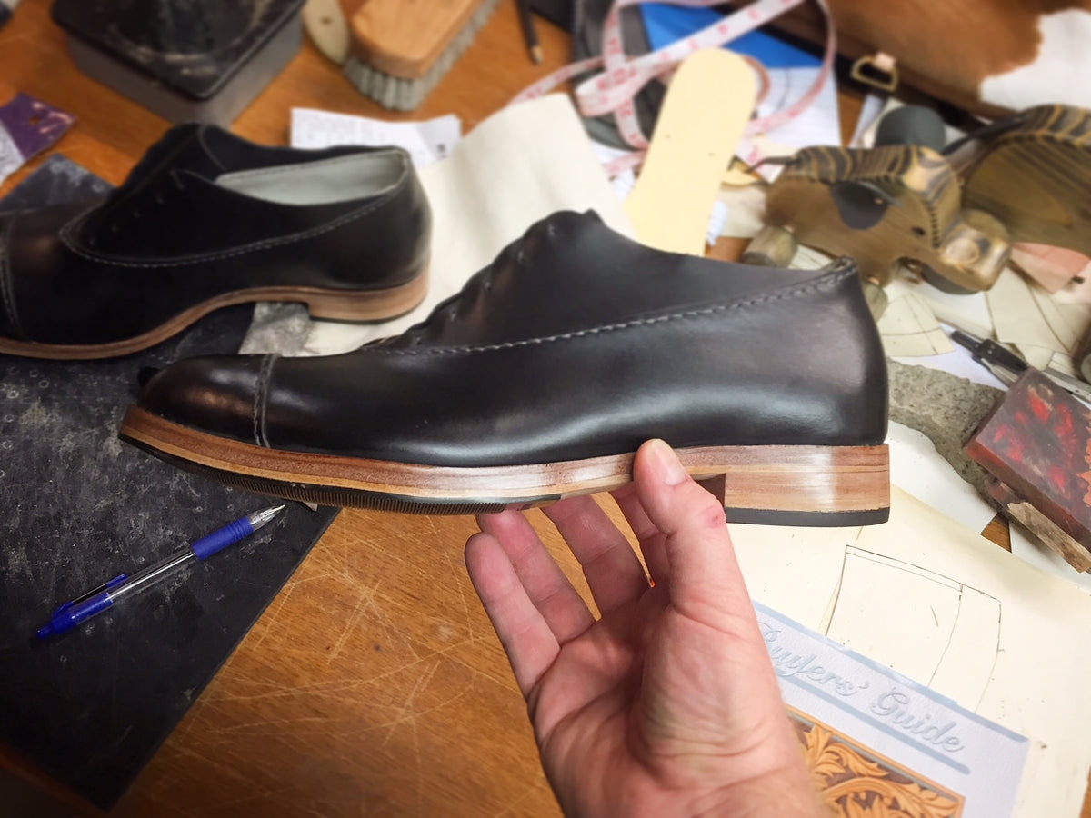 leather sole shoes rain