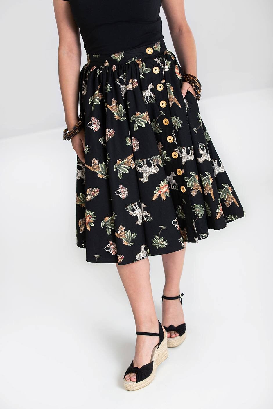 Messina 1950's Skirt by Hell Bunny