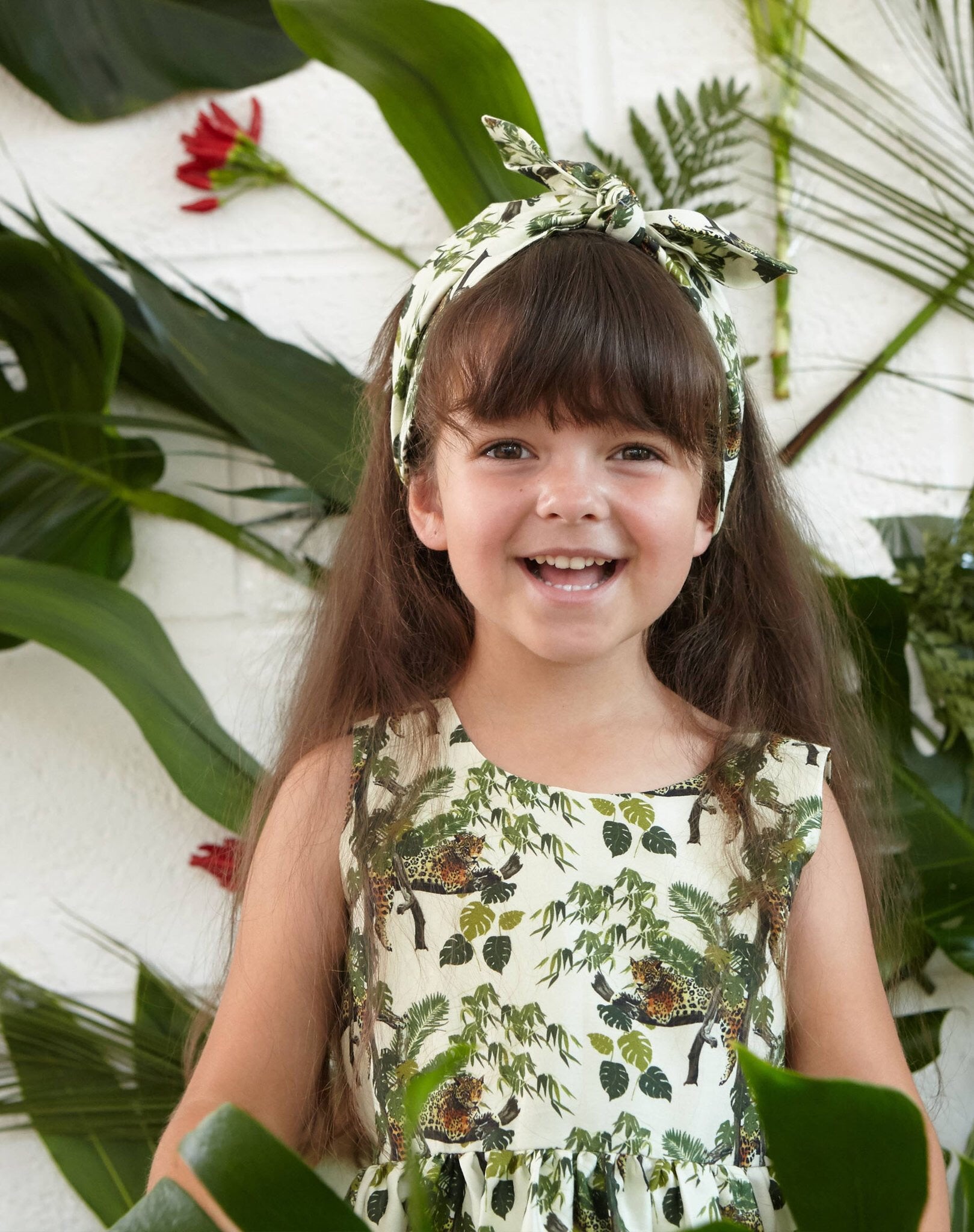 Lounging Leopard Martha Kids Dress by Palava