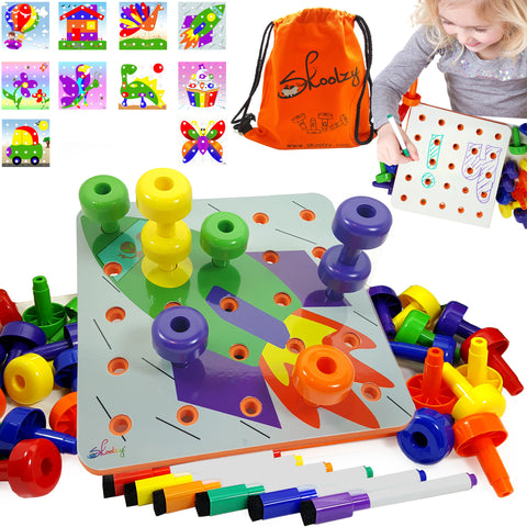 stacking toy, montessori, educational, toddler, pegboard, autism, boys and girls, 2 year old boy toys