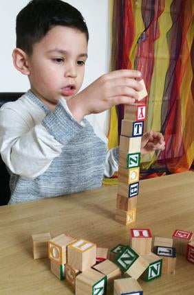 Toddler Learning Toy Alphabet Blocks