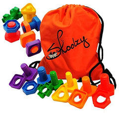 Nuts and bolts with backpack, available from Skoolzy.com.