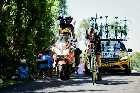 Wout Van Aert Team Jumbo Visma individual time trial stage 13 tour de france 2019