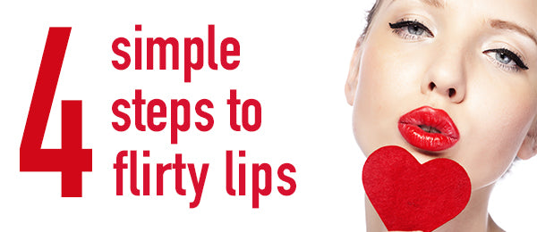 4 simple steps to flirty lips blog