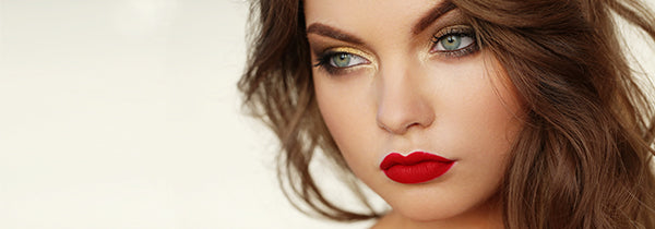 Woman With Red Lips
