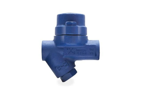1/2 in NPT BPC32YCV Balanced Pressure Thermostatic Steam Trap with Standard Capsule, Integral Strainer & Check Valve, Carbon Steel