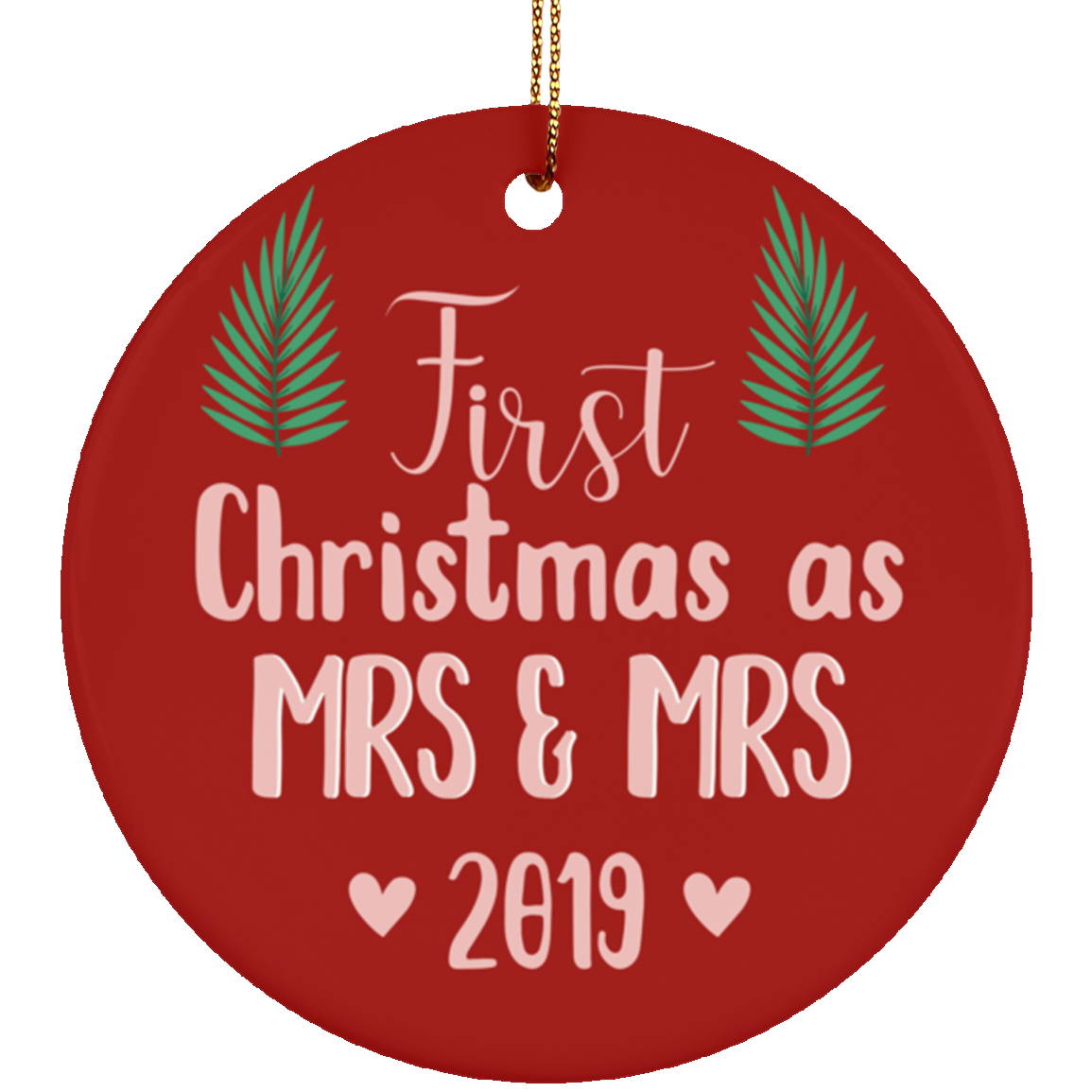 married couple first christmas ornament