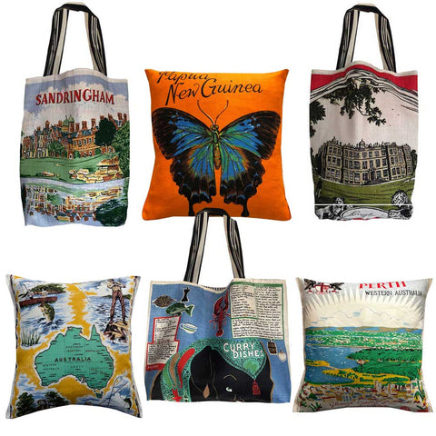 LoveAndWest will use your linens for cushion covers and totes. Great gifts