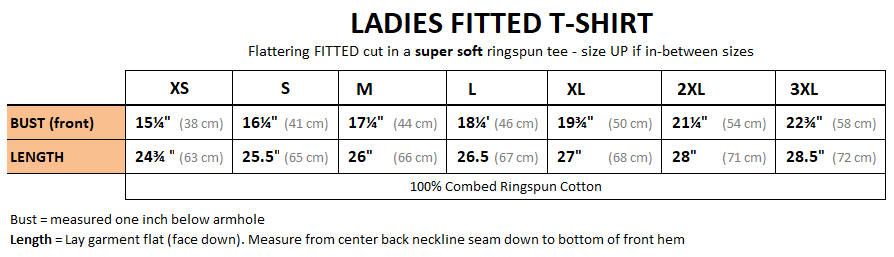 Ladies Fitted T-Shirt (ringspun cotton) - HeavilyEquipped - Heavy Equipment Operators