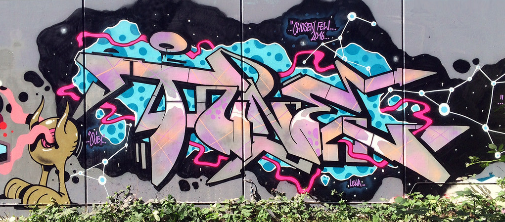 graffiti art street art wall ojey80 bandit of the day 123klan