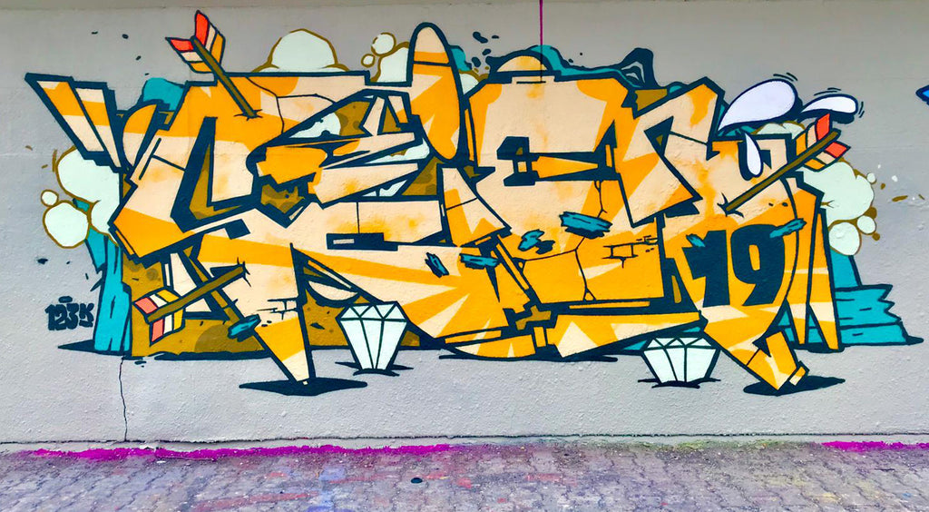 Graffiti piece of the day by scien of 123klan, art urban