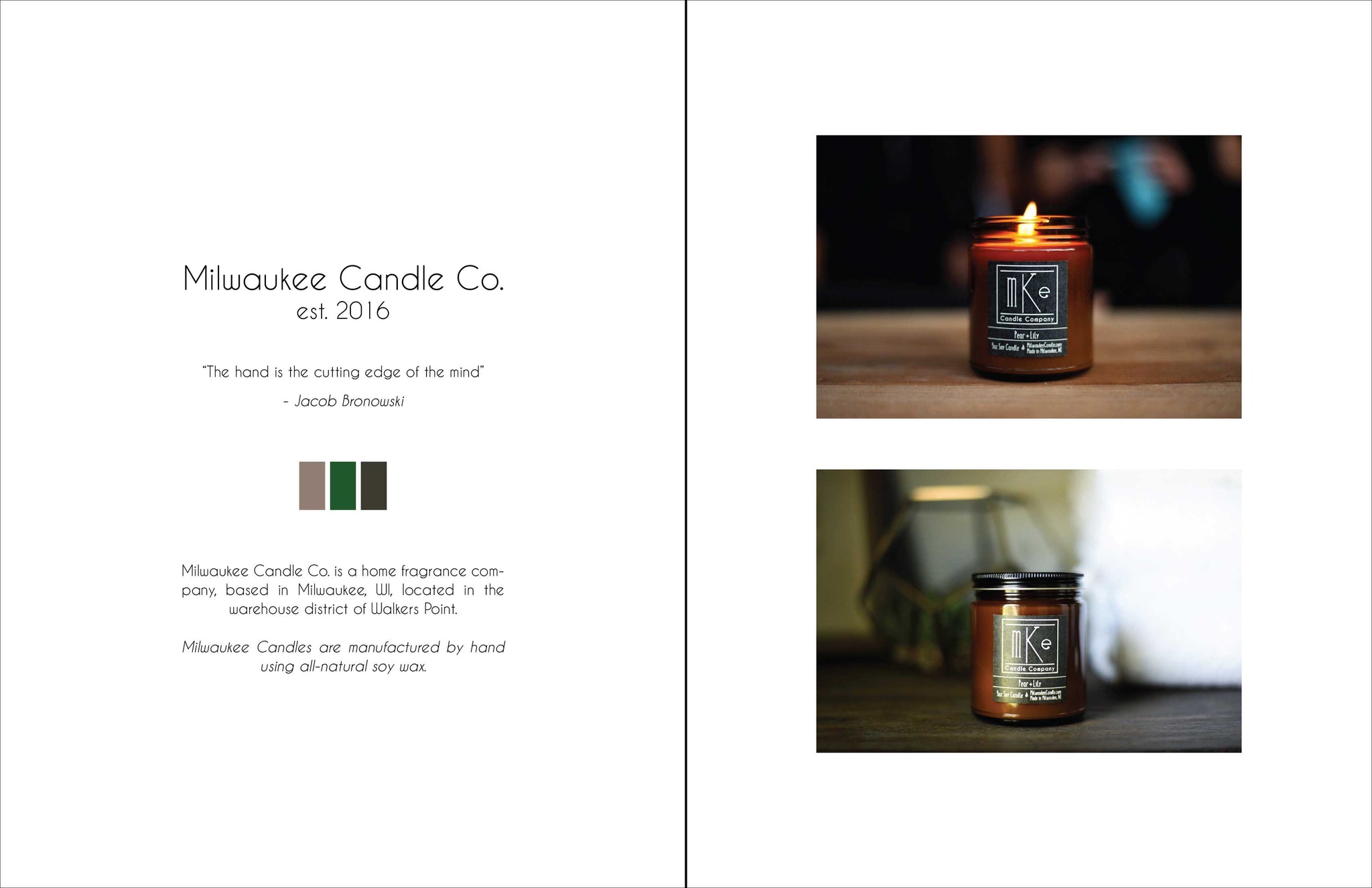 Milwaukee Candle Co. Look Book - 2