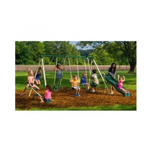 outdoor play swing sets slides swings metal swing sets