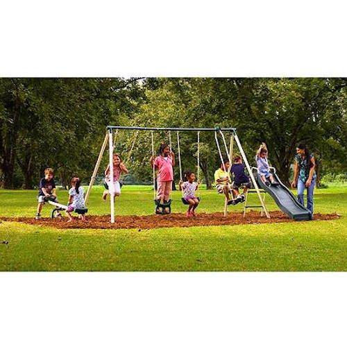 childrens outdoor swing set