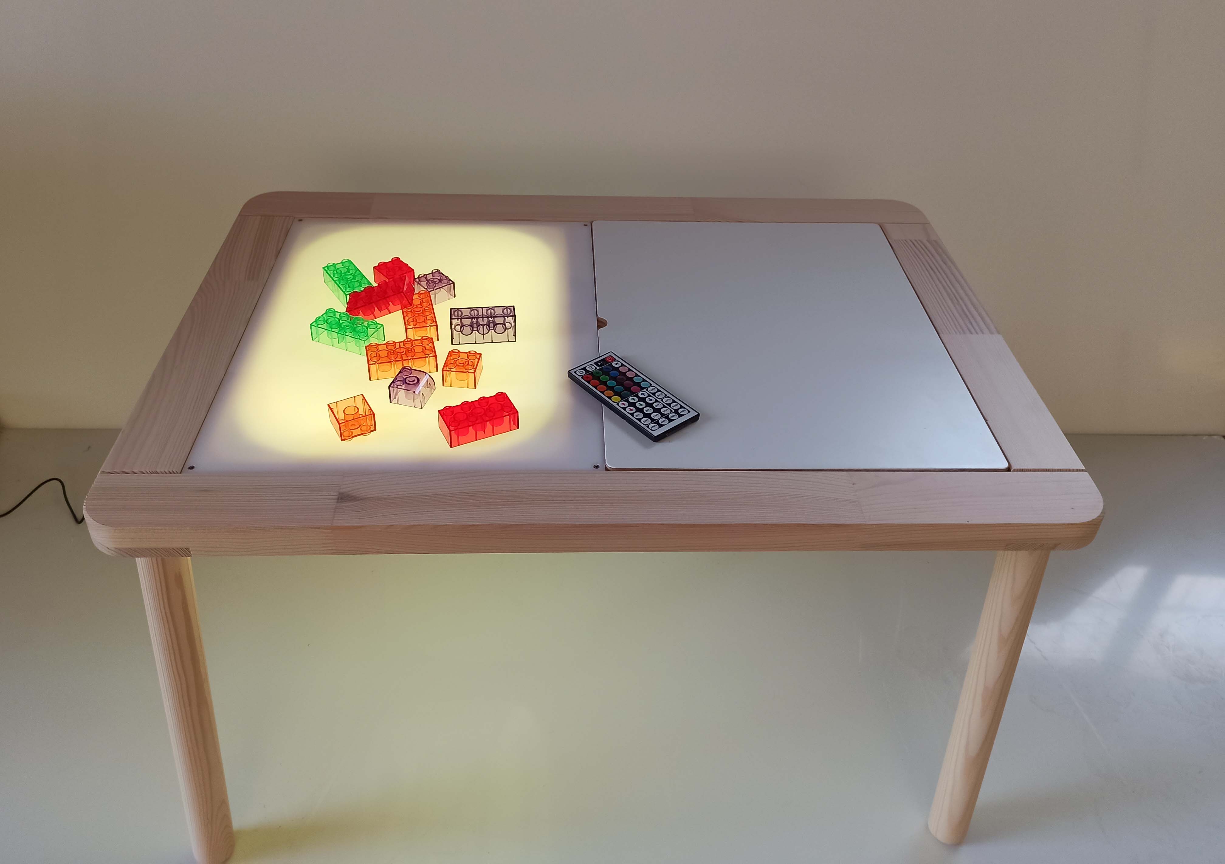 FABRICA TU MESA DE LUZ A PARTIR LA MESA FLISAT DE IKEA