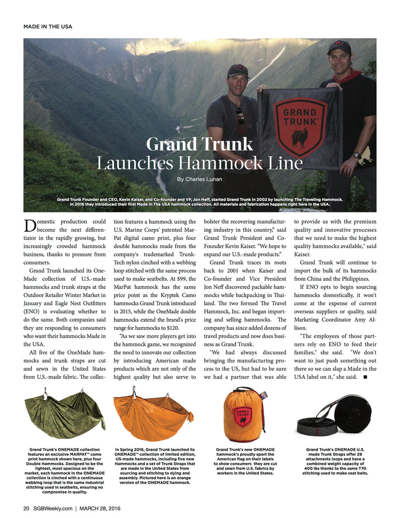SGB Weekly Highlights Grand Trunk
