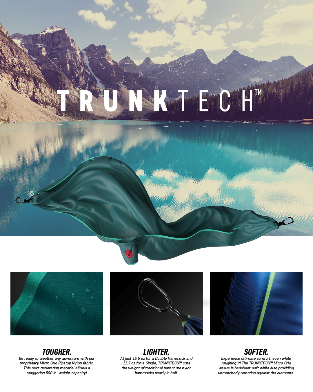 Trunk Tech hammocks by Grand Trunk