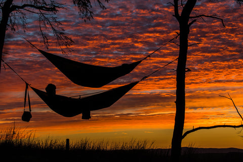 sunset hammocking