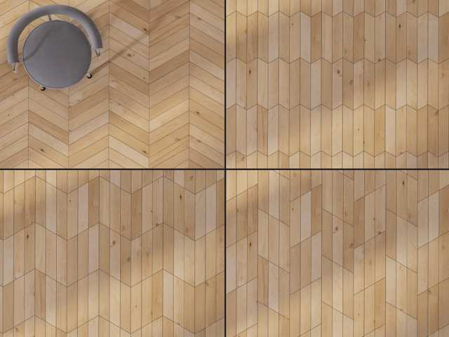 Chevron Hardwood Optional Configurations